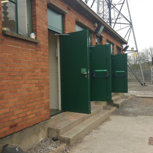 flood protection doors for commercial building