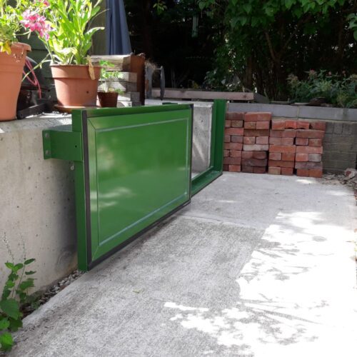 flood gate installed for Environment Agency Wallington