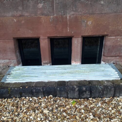 Flood windows installed
