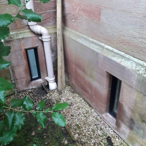 110mm Non return Valve hidden after installation