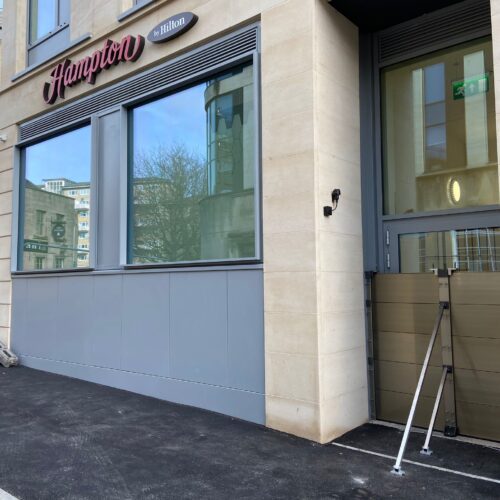 Door Flood barriers installed in Hilton, Bath