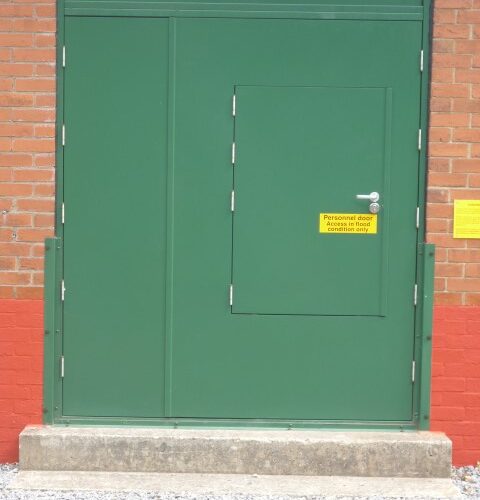 Lakeside Flood Solutions - steel door