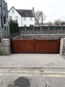 Timber Flood Gates