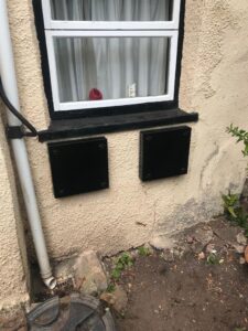 Air vent flood covers by Lakeside Flood Solutions