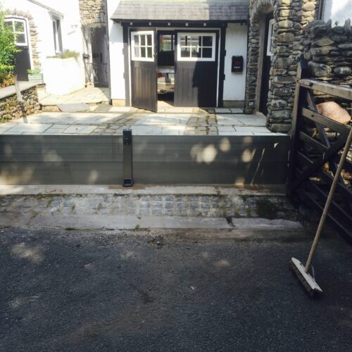garage flood barrier for residential Driveway, Cumbria
