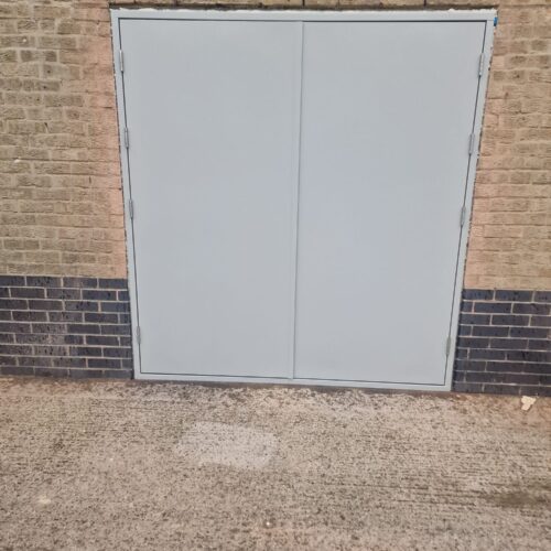 Nova Labs steel flood door