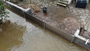 double flood barrier