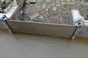 How to protect your house from flooding: a domestic flood barrier installed by Lakeside Flood Solutions