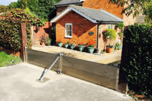 How to flood-proof your home: flood barriers installed on a domestic property by Lakeside Flood Solutions